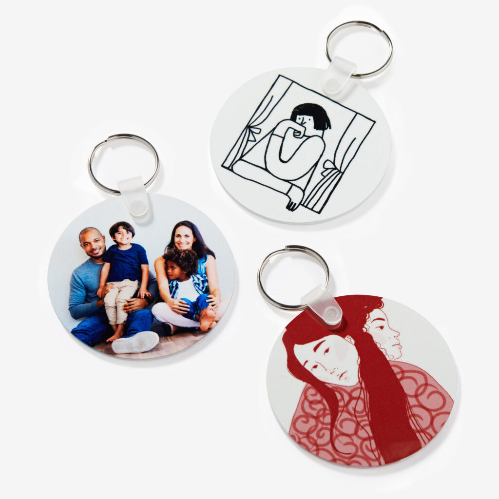 Plastic keyrings